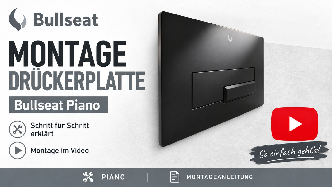Piano Drückerplatte montieren